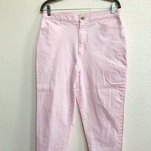 Bill Blass Pink Crop Pants